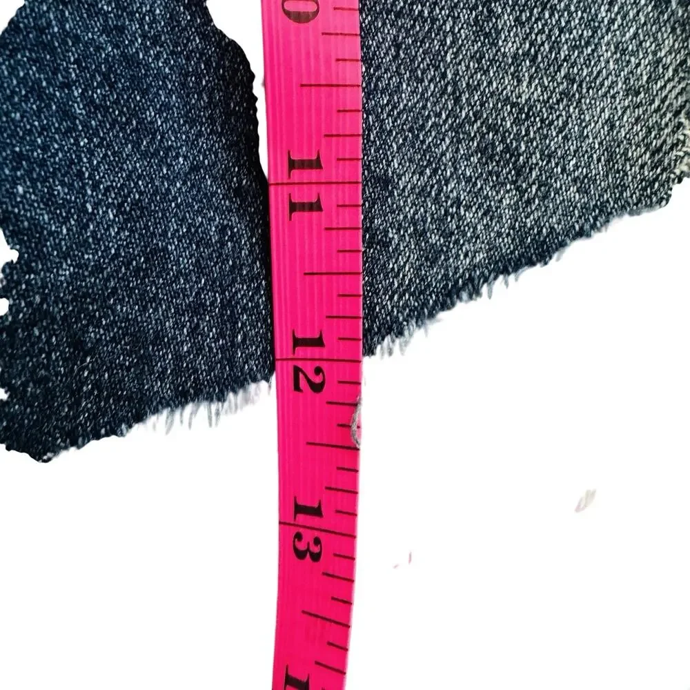 We The Free People Denim Raw Hem Distressed Womens Shorts Sz 30 Boho